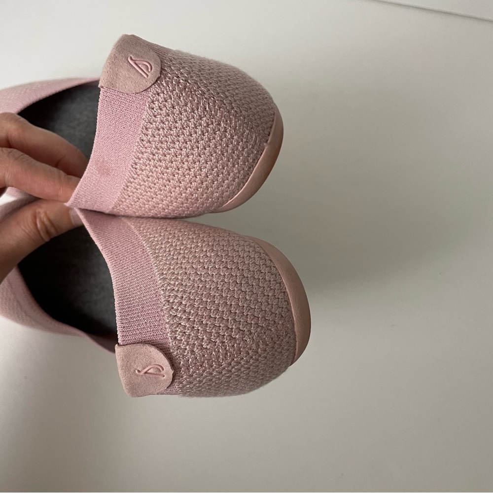 Allbirds Tree Breezers Washable Fabric Soft Flats Ballet Shoes Dusty Pink Size 9 - Picture 6 of 9